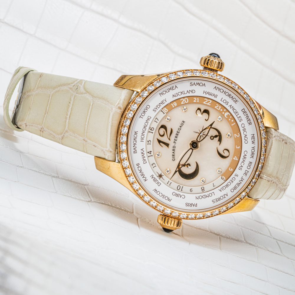 Alligator Leather Strap for Girard-Perregaux