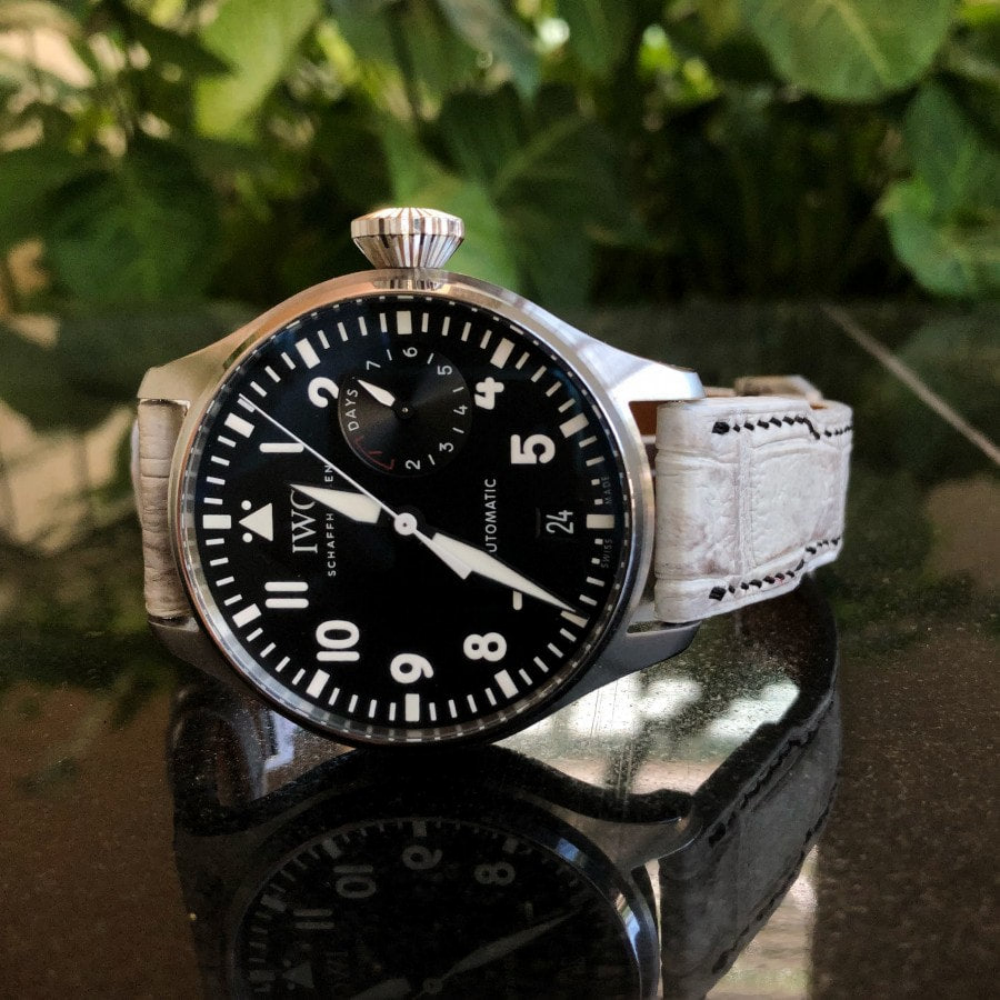 Alligator Leather Strap for IWC Big Pilot