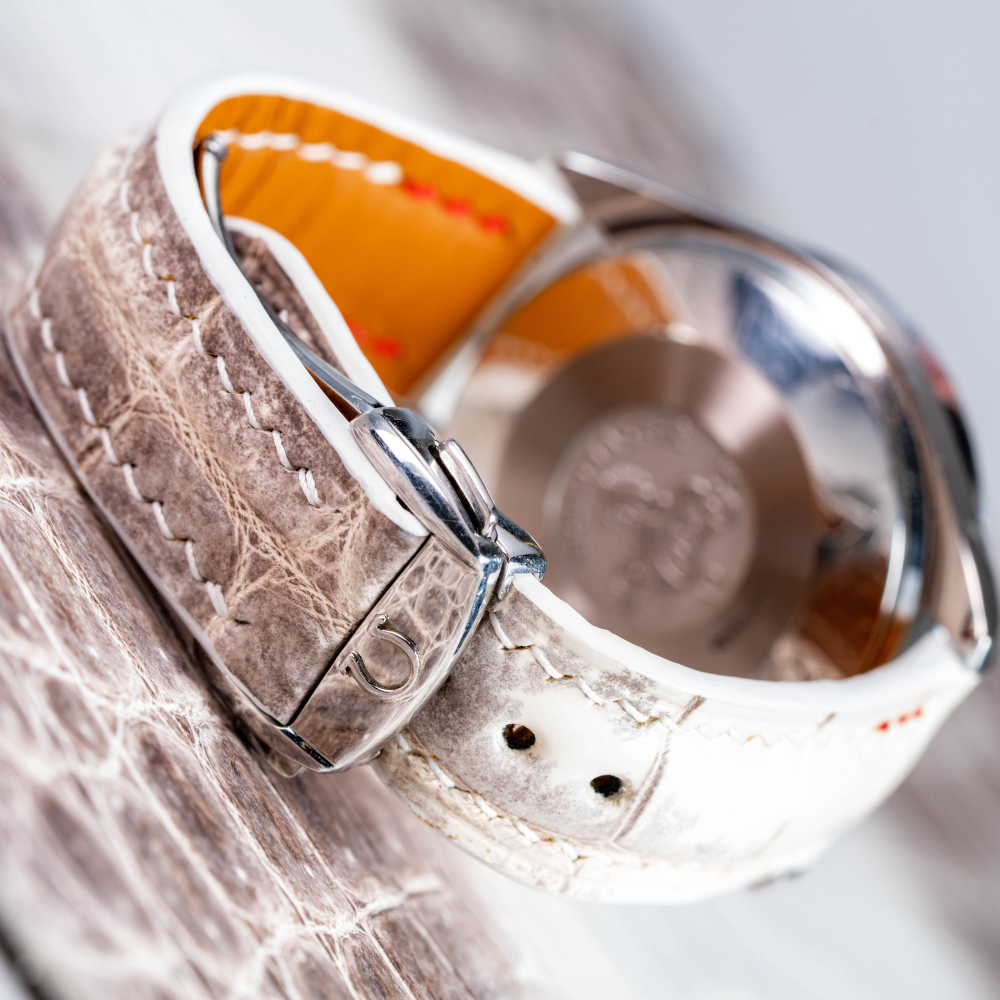 Alligator Leather Strap for Omega Speedmaster