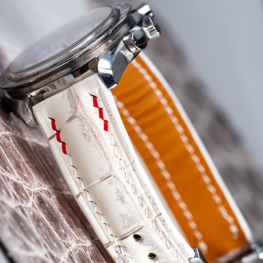 Alligator Leather Strap for Omega Speedmaster