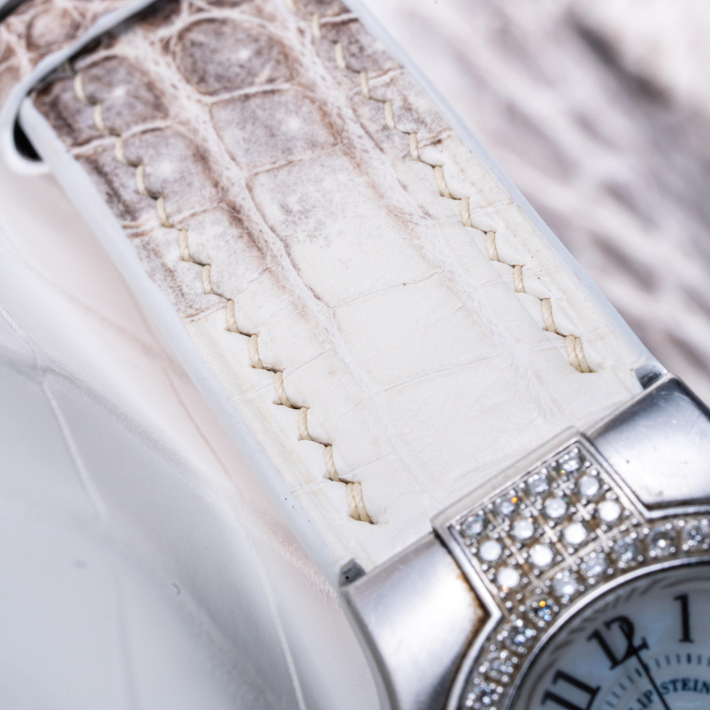 Alligator Leather Strap for Philip Stein