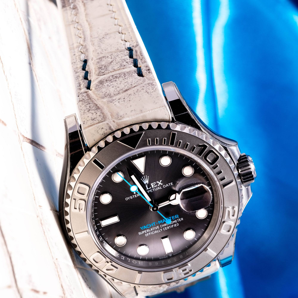 Alligator Leather Strap for Rolex Yacht-Master