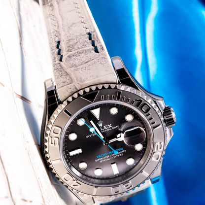 Alligator Leather Strap for Rolex Yacht-Master