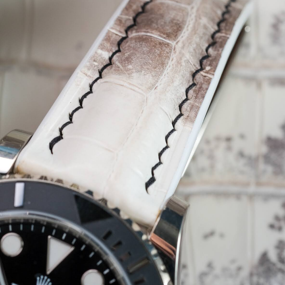 Alligator Leather Strap for Rolex Yacht-Master