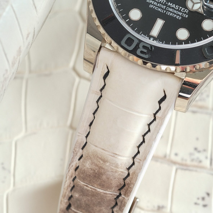 Alligator Leather Strap for Rolex Yacht-Master