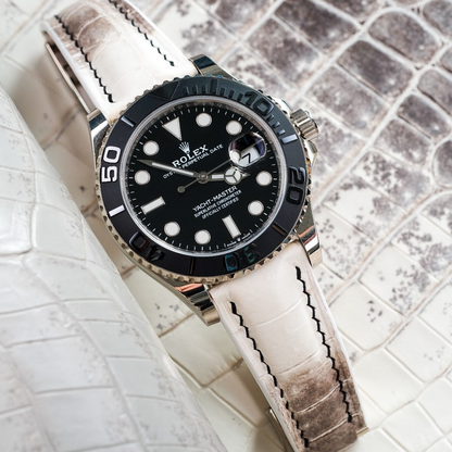 Alligator Leather Strap for Rolex Yacht-Master