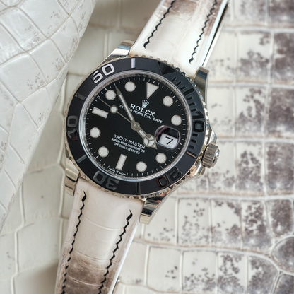 Alligator Leather Strap for Rolex Yacht-Master