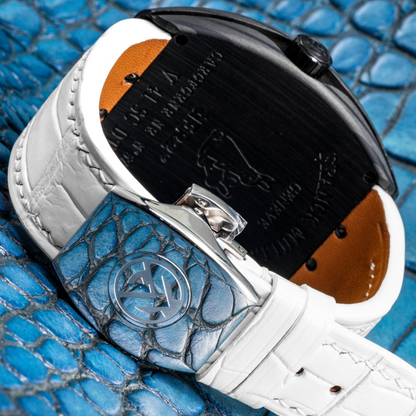 Alligator Leather Strap for Franck Muller Vanguard