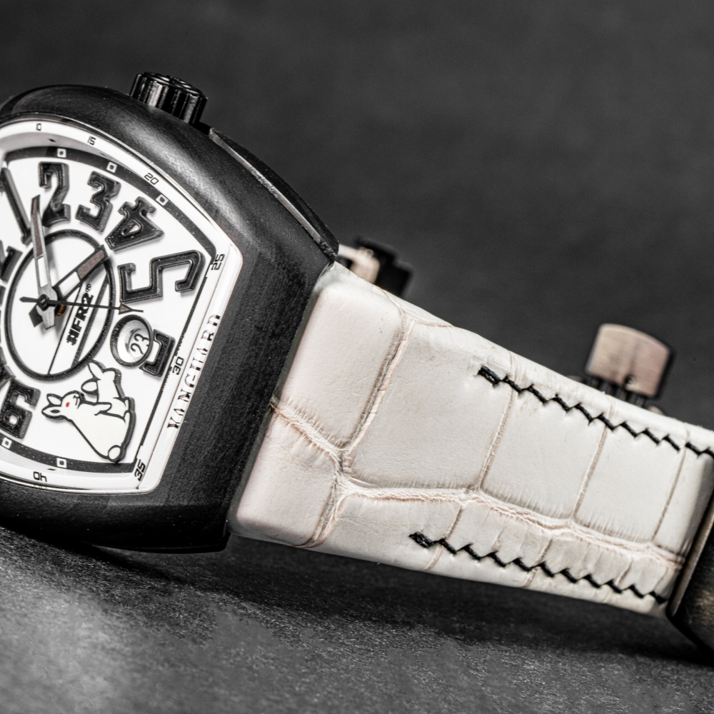 Alligator Leather Strap for Franck Muller Vanguard
