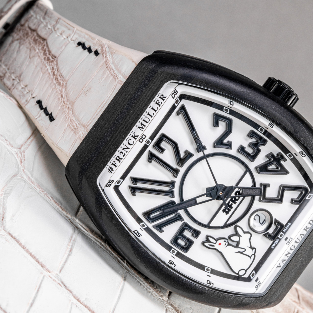 Alligator Leather Strap for Franck Muller Vanguard