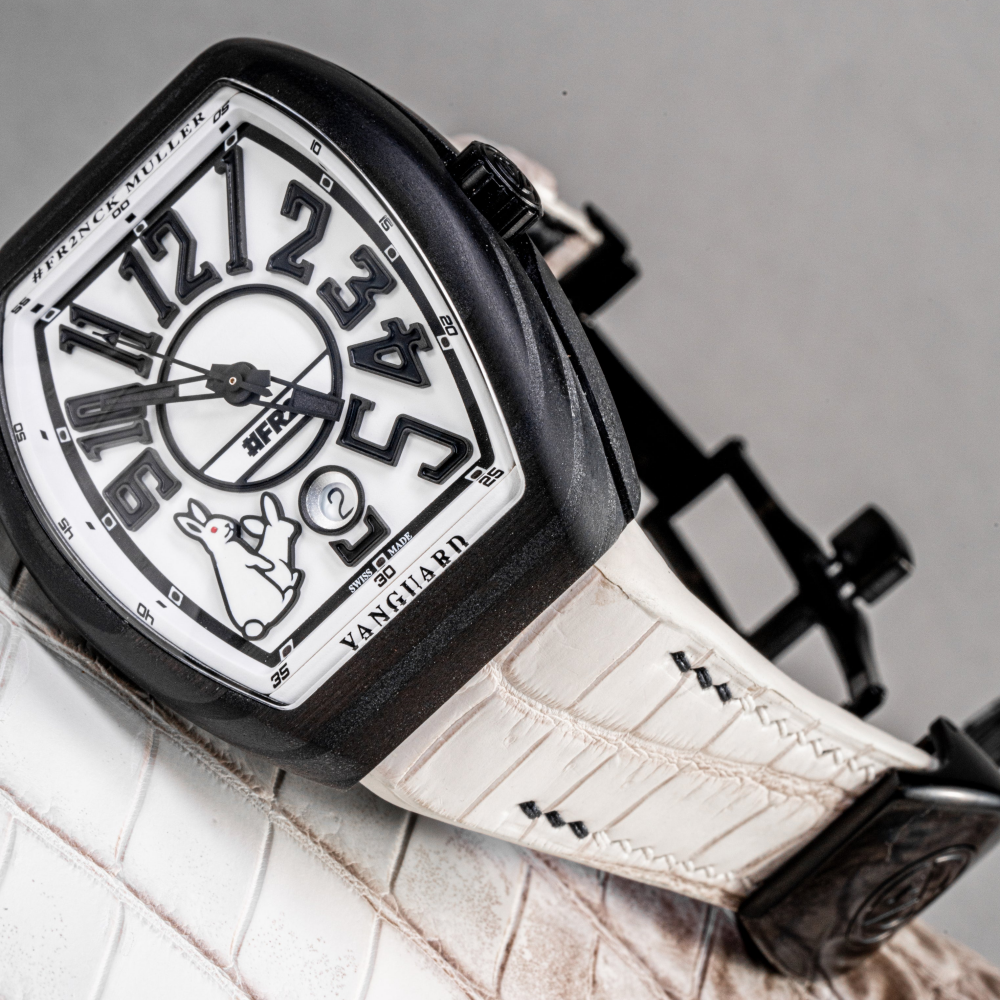 Alligator Leather Strap for Franck Muller Vanguard
