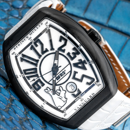 Alligator Leather Strap for Franck Muller Vanguard