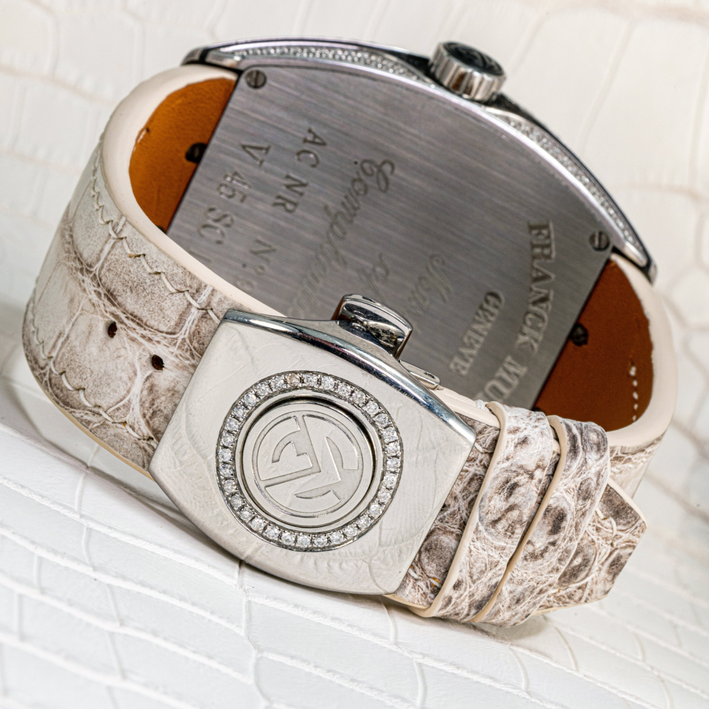 Alligator Leather Strap for Franck Muller Vanguard