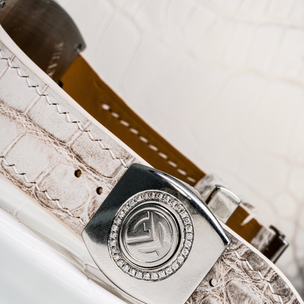 Alligator Leather Strap for Franck Muller Vanguard