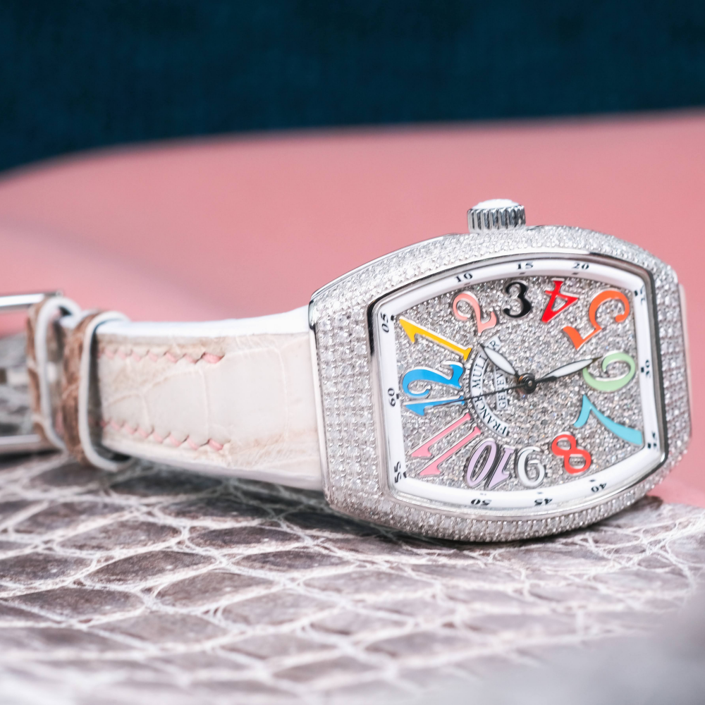 Alligator Leather Strap for Franck Muller Vanguard