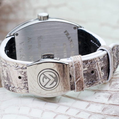 Alligator Leather Strap for Franck Muller Vanguard