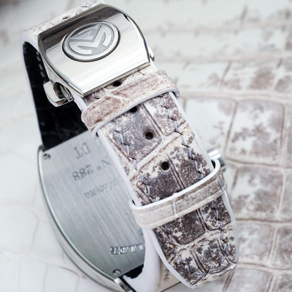 Alligator Leather Strap for Franck Muller Vanguard