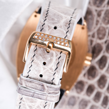 Alligator Leather Strap for Franck Muller Vanguard