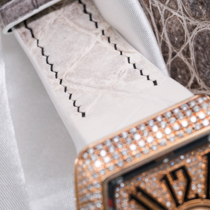 Alligator Leather Strap for Franck Muller Vanguard