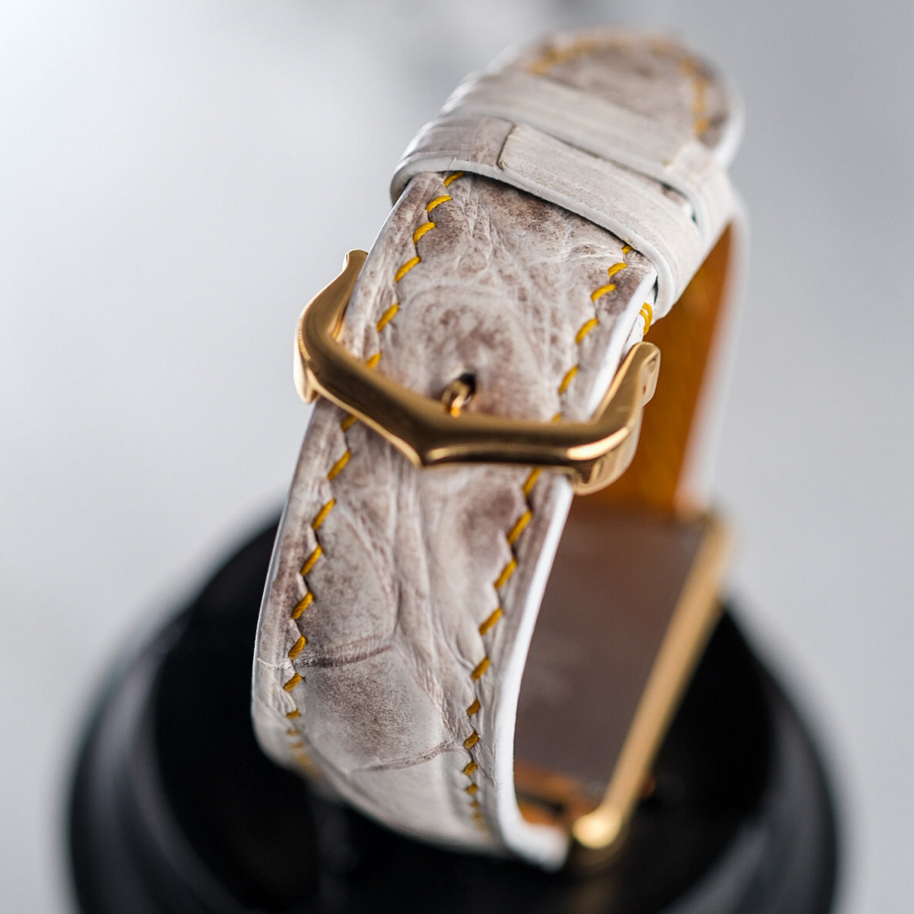 Alligator Leather Strap for Cartier Tank