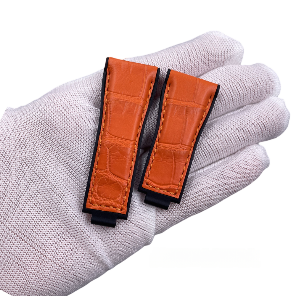 Hybrid Alligator & FKM Rubber Strap for Rolex