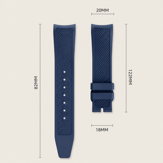 FKM Rubber Strap for IWC Portugieser