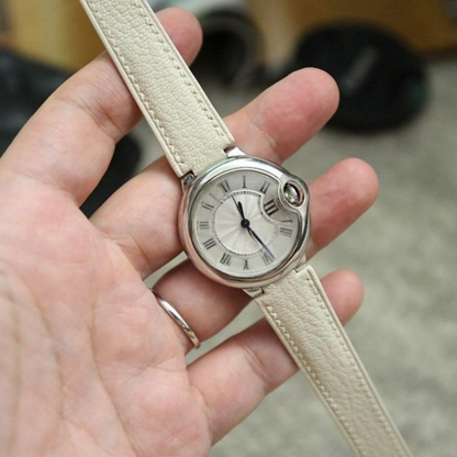 Chevre Leather Strap for Cartier Ballon Bleu