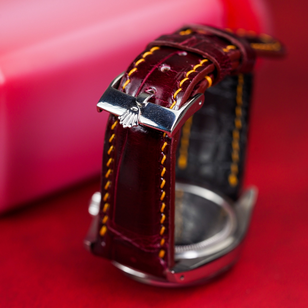 Alligator Leather Strap for Rolex Oyster Perpetual