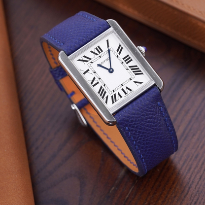 Epsom Leather Strap for Cartier Tank