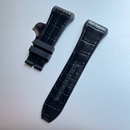 Hybrid Alligator & FKM Rubber Strap for Franck Muller Vanguard