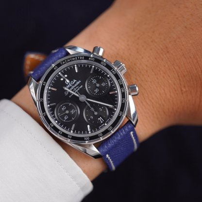 Omega Speedmaster Epsom Calfskin Leather Strap
