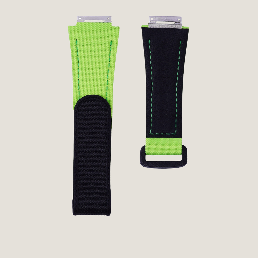 Custom Velcro Watch Strap for Richard Mille - FKM Rubber Sailcloth Pattern