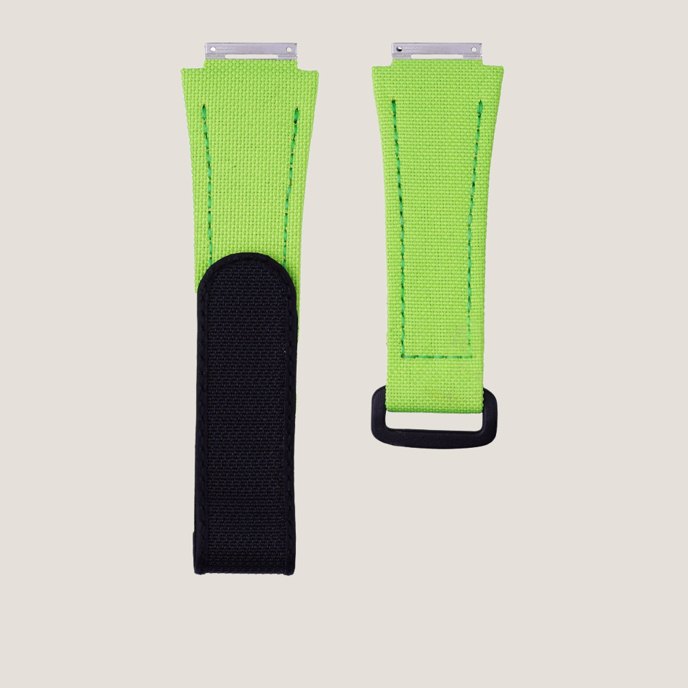 Custom Velcro Watch Strap for Richard Mille - FKM Rubber Sailcloth Pattern
