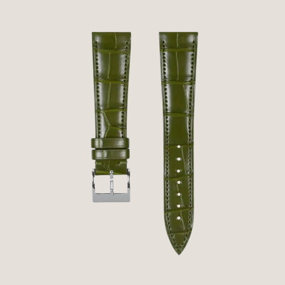 Custom Alligator Leather Watch Strap  – Handmade to Order