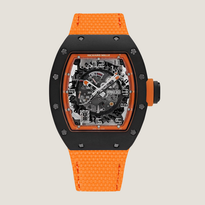 Custom Velcro Watch Strap for Richard Mille - FKM Rubber Sailcloth Pattern