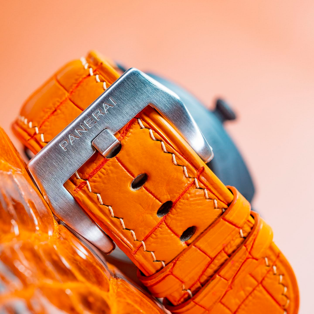 Alligator Leather Strap for Panerai Radiomir