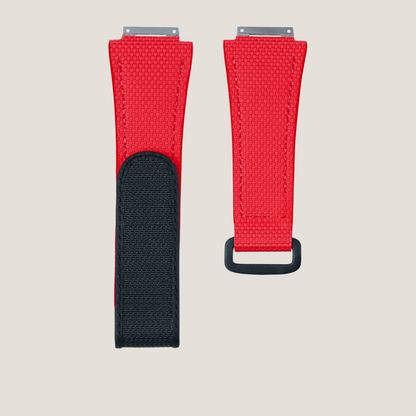 Custom Velcro Watch Strap for Richard Mille - FKM Rubber Sailcloth Pattern