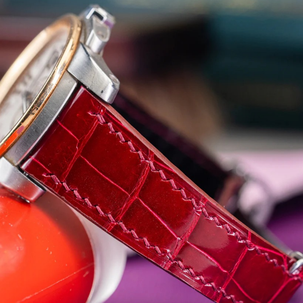 Alligator Leather Strap for Cartier Calibre