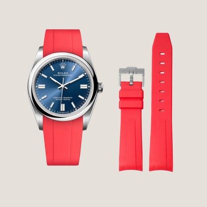 FKM Rubber Strap for Rolex Oyster Perpetual 36mm Tang Buckle