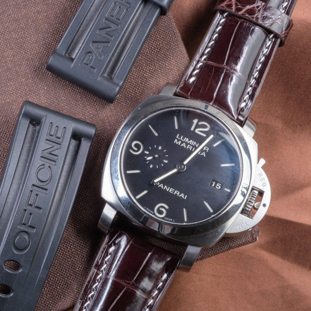 Alligator Leather Strap for Panerai Luminor