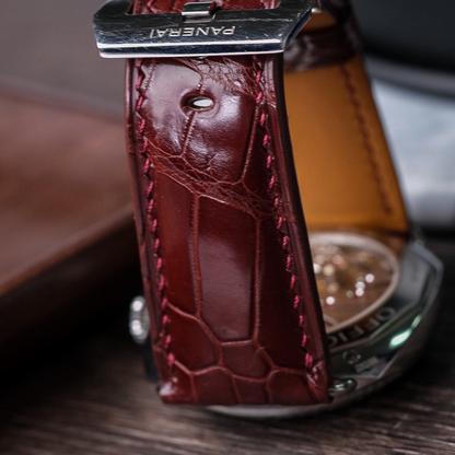Alligator Leather Strap for Panerai Radiomir