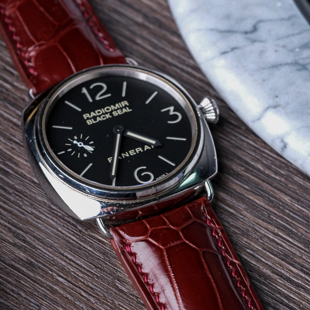 Alligator Leather Strap for Panerai Radiomir