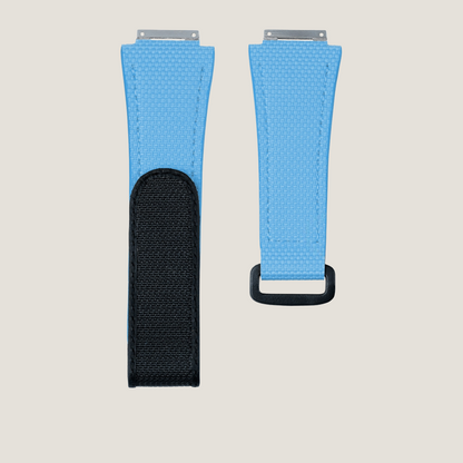 Custom Velcro Watch Strap for Richard Mille - FKM Rubber Sailcloth Pattern