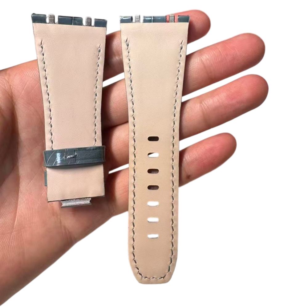 Alligator Leather Strap for AP Royal Oak Offshore 43mm