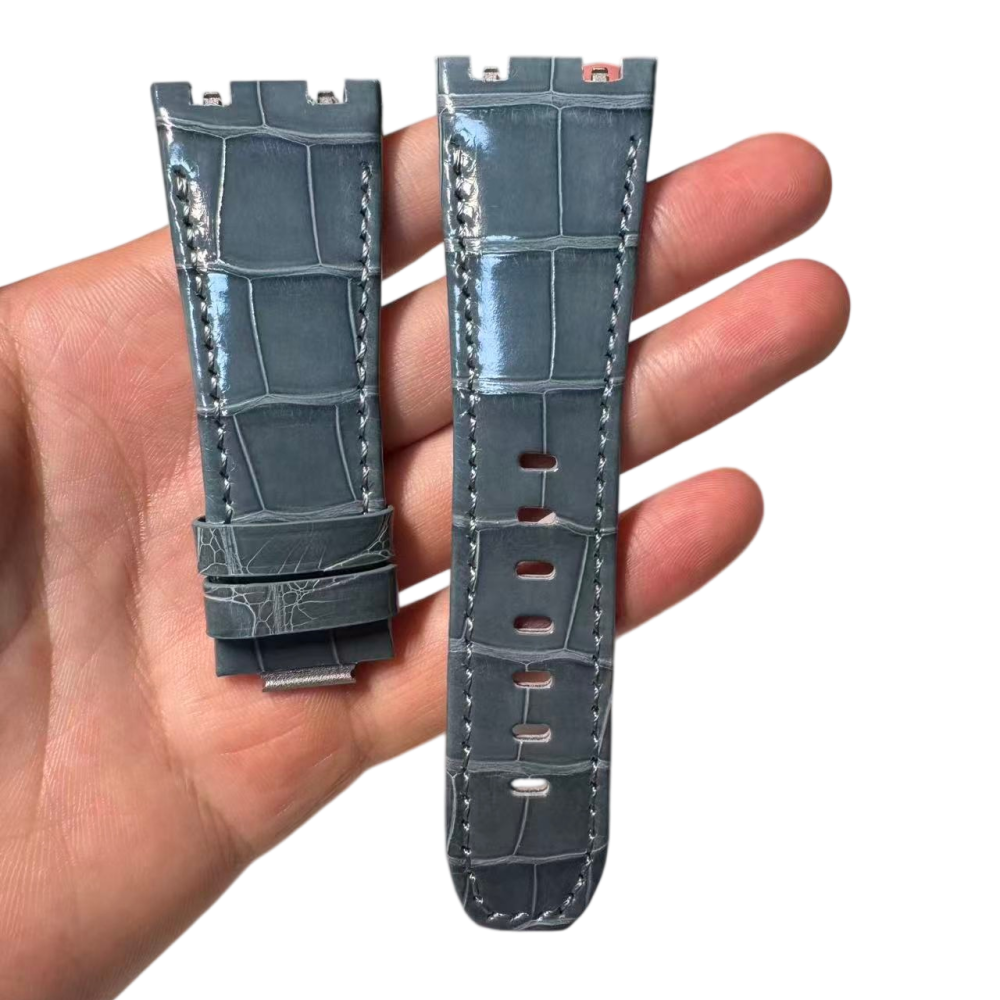 Alligator Leather Strap for AP Royal Oak Offshore 43mm