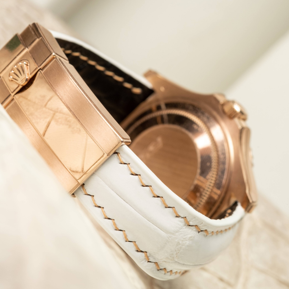 Alligator Leather Strap for Rolex Yacht-Master