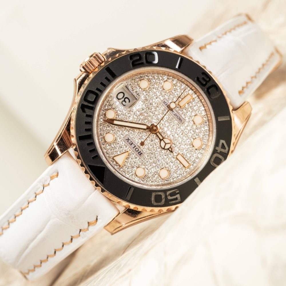 Alligator Leather Strap for Rolex Yacht-Master