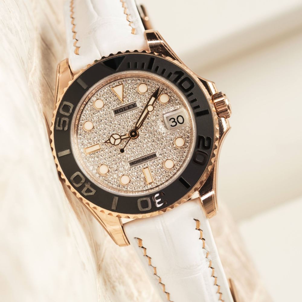 Alligator Leather Strap for Rolex Yacht-Master