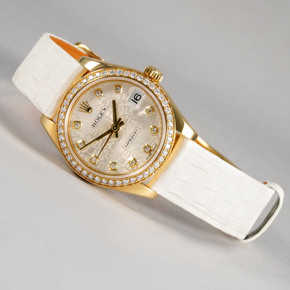 Alligator Leather Strap for Rolex Datejust