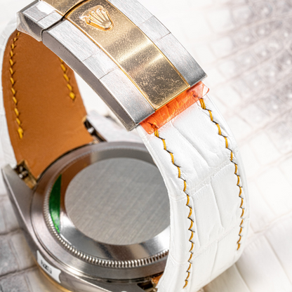 Alligator Leather Strap for Rolex Sky-Dweller